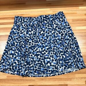 Talbots Blue and White Skort